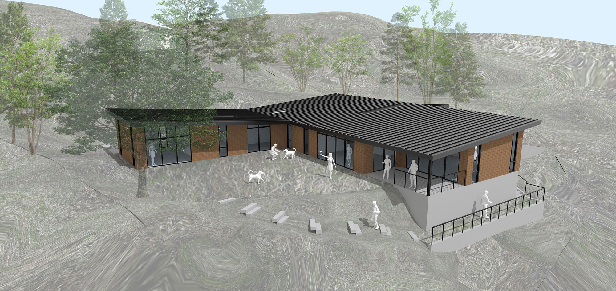 Butterfly House Rendering