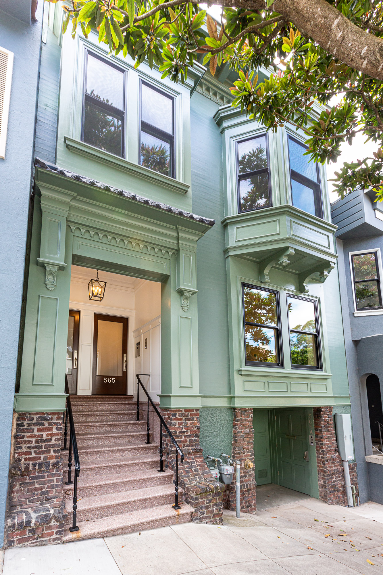 Picturing front of Cole Valley home.